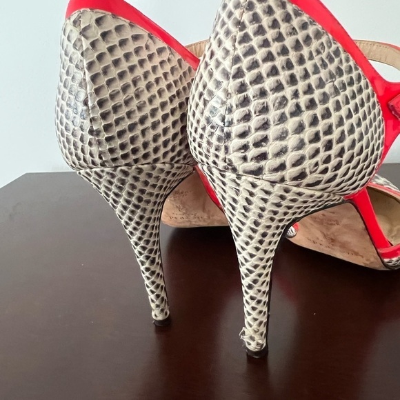 Kate Spade New York Leather D'Orsay Pumps Animal Print Size 9 - Picture 11 of 12